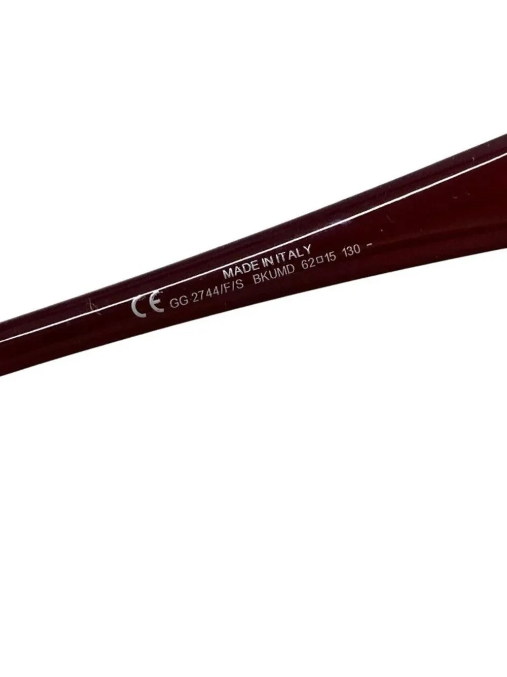 Gucci Horsebit Rimless Sunglasses Eyewear S Bordeaux